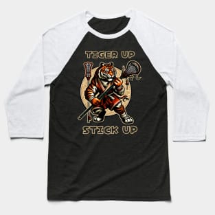 Lacrosse Bengal tiger Baseball T-Shirt